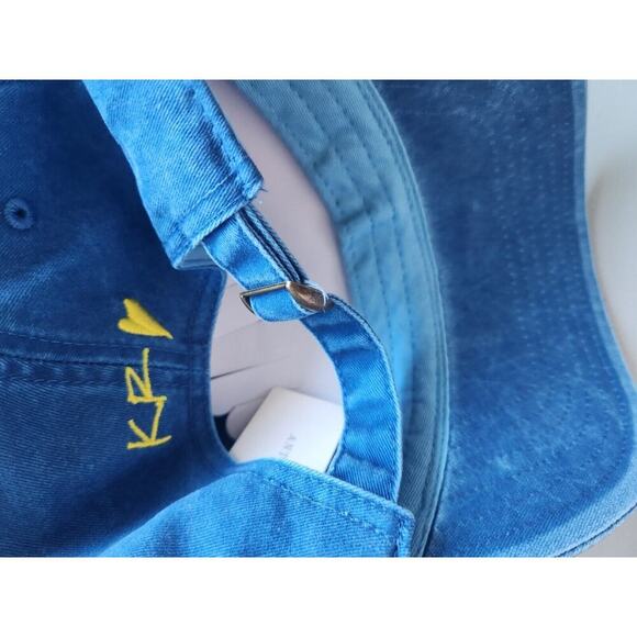NWT Kerri Rosenthal LA Paradise Embroidered Baseball Cap One Size Blue - Picture 6 of 11